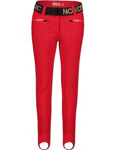 Nordblanc Crvene ženske skijaške softshell hlače SKINTIGHT