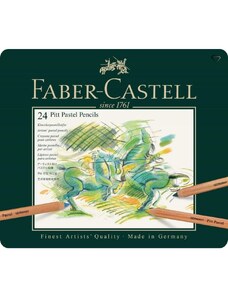Faber-Castell Pitt pastelne bojice u metalnoj kutiji, 24/1