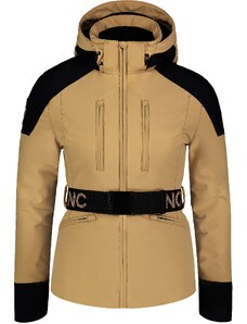 Nordblanc Bež ženska softshell skijaška jakna BELTED