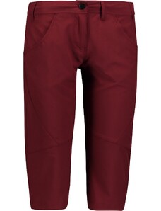 Nordblanc Tamno Crvene ženske ultra lagane outdoor hlačice DANDY