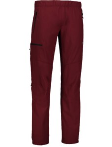 Nordblanc Tamno Crvene muške ultra lagane outdoor hlače SHEENY
