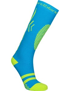 Nordblanc Plave kompresijske skijaške čarape FEUD
