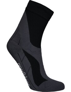 Nordblanc Crne kompresijske sportske čarape THWACK