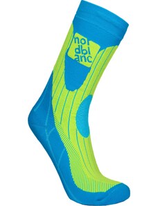 Nordblanc Plave kompresijske sportske čarape DERIVE