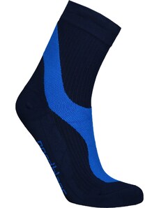 Nordblanc Plave kompresijske sportske čarape THWACK