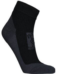 Nordblanc Crne kompresijske merino čarape REFUGE