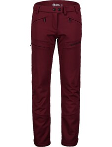 Nordblanc Tamno Crvene ženske mekane hlače od flisa EXPLOSIVE