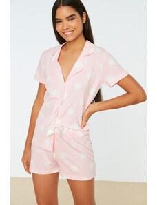 Ženska pidžama komplet Trendyol Polka-dot detailed
