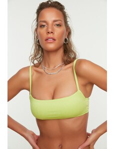 Trendyol zeleni teksturirani gornji dio bikinija