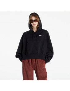 Nike NSW Jersey Oversized Pullover Hoodie Black/ White