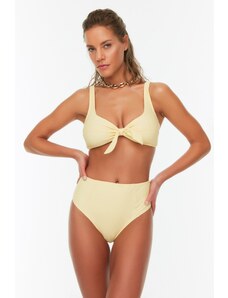 Trendyol žuti donji dio bikinija visokog struka s šivanjem šalice