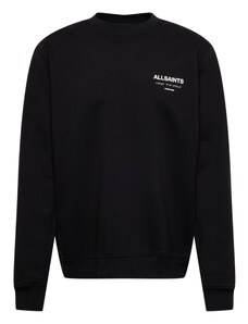 AllSaints Sweater majica crna / bijela