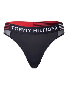 Tommy Hilfiger Underwear Tanga gaćice bež / mornarsko plava / crvena / bijela