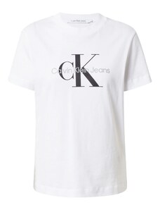 Calvin Klein Jeans Majica svijetlosiva / crna / prljavo bijela