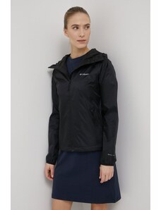 Kišna jakna Columbia Ulica Jacket za žene, boja: crna, za prijelazno razdoblje, 1718001-031
