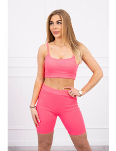 Kesi Complete with high-waisted trousers pink neon