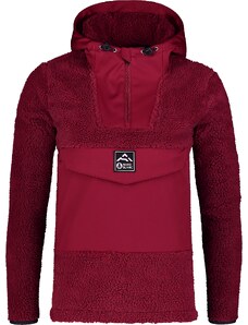 Nordblanc Tamno Crvena ženska sherpa jakna od flisa BACKSTROKE