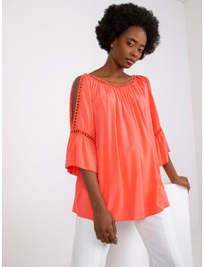 Fashionhunters Pink viscose blouse Kearney OCH BELLA