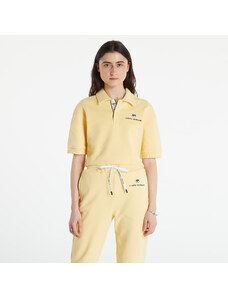 Chiara Ferragni Light Diagonal Fleece Co Polo T-Shirt Yellow