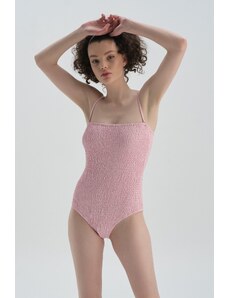 Dagi ružičasti kupaći kostimi bez naramenica