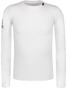 Nordblanc Bijela dječja pamučna majica dugih rukava SCRAGGY