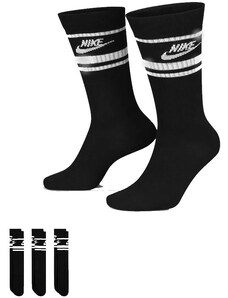 Čarape Nike Essential Crew Stripe Socks Black dx5089-010