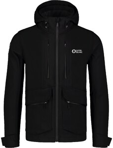 Nordblanc Crna muška softshell jakna s runom SITE