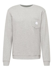MAKIA Sweater majica siva / crna / bijela