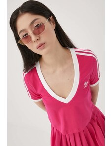 Majica kratkih rukava adidas Originals za žene, boja: ružičasta, HG6595-REMAG