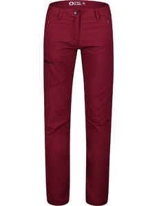 Nordblanc Tamno Crvene ženske lagane outdoor hlače PETAL