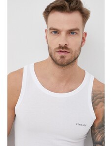 Majica kratkih rukava Versace (2-pack) za muškarce, boja: bijela