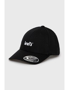 Kapa Levi's boja: crna, s aplikacijom, D6625.0004-59