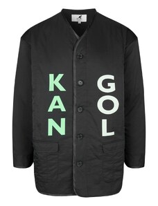 KANGOL Prijelazna jakna 'Frisco Liner' menta / crna / bijela