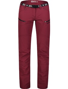 Nordblanc Tamno Crvene ženske outdoor hlače GO-GETTER