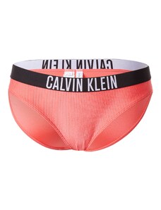 Calvin Klein Swimwear Bikini donji dio 'Intense Power' koraljna / crna / bijela