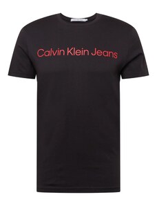 Calvin Klein Jeans Majica crvena / crna