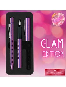 Poklon set Faber-Castell "GRIP 2011" Glam Edition violet