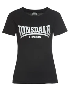 LONSDALE Majica 'Cartmel' crna / bijela