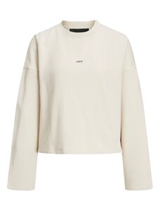 JJXX Sweater majica 'Abbie' boja pijeska / crna
