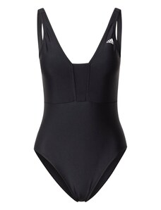 ADIDAS SPORTSWEAR Sportski kupaći kostim 'Iconisea 3-Stripes' siva / crna / bijela