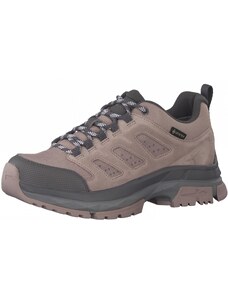 TAMARIS Sportske cipele na vezanje siva / prljavo roza