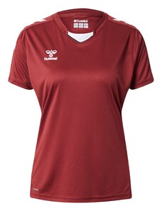 Hummel Tehnička sportska majica boja vina / bijela