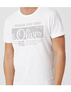 s.Oliver bijela muška majica kratki rukav - L