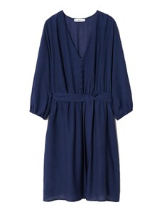 MANGO Košulja haljina 'DOMENIKA' mornarsko plava