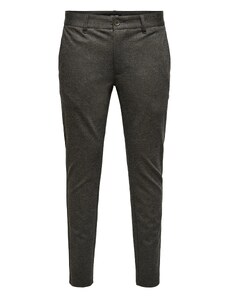 Only & Sons Chino hlače 'Mark' siva / crna