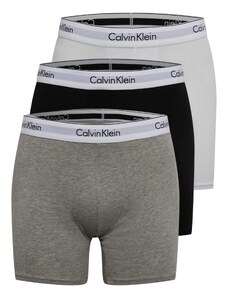 Calvin Klein Underwear Bokserice siva melange / crna / bijela