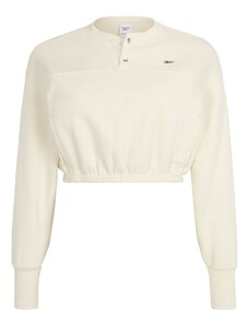 Reebok Sweater majica crna / bijela