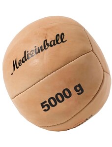 Lopta za medicinu Cawila Leather medicine ball PRO 5.0 kg 1000614308-braun