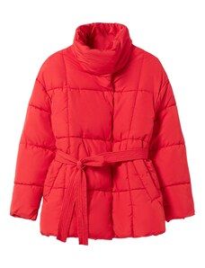 Bershka Zimska jakna crvena