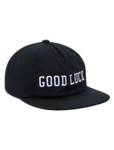 HUF Goodluck Snapback Hat Black HT00606